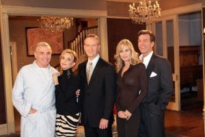 THE YOUNG AND THE RESTLESS, Jerry Douglas, Judith Chapman, Ted Shackelford, Eileen Davison, Peter Bergman