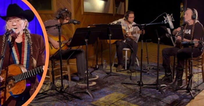 Willie, Micah, and Lukas Nelson collaborating together