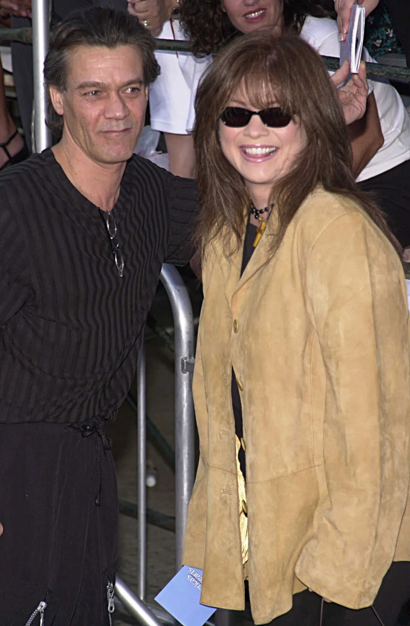 Eddie Van Halen and Valerie Bertinelli at the premiere of Revolution Studios and Columbia Picture's "America's Sweethearts" at Mann's Village Theater, Westwood, 07-17-01