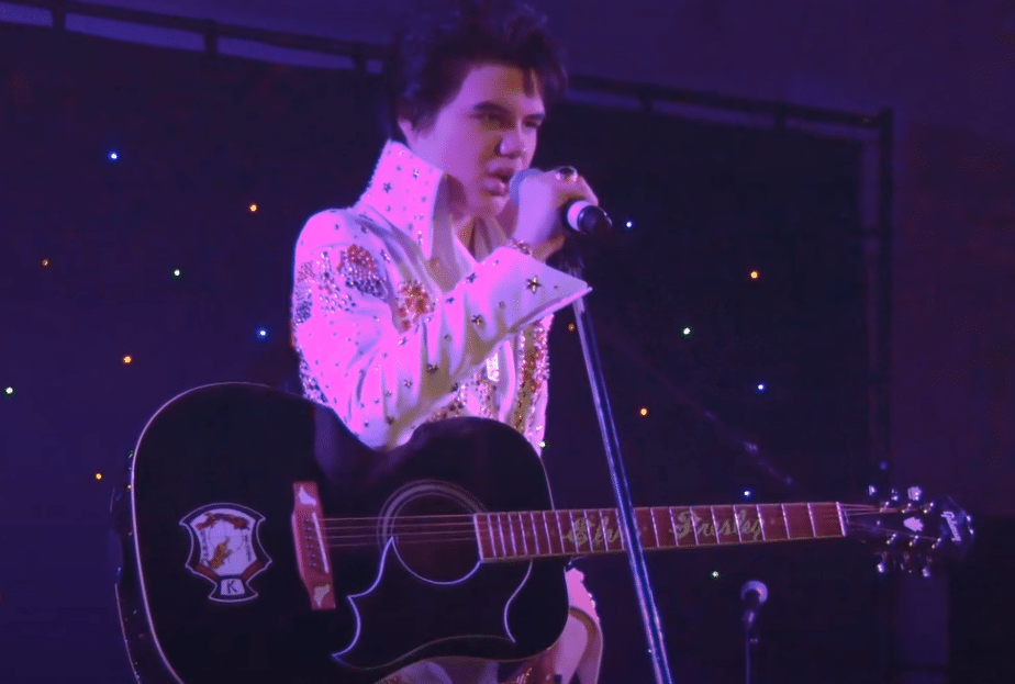 Bryson Vines performing as Elvis Presley