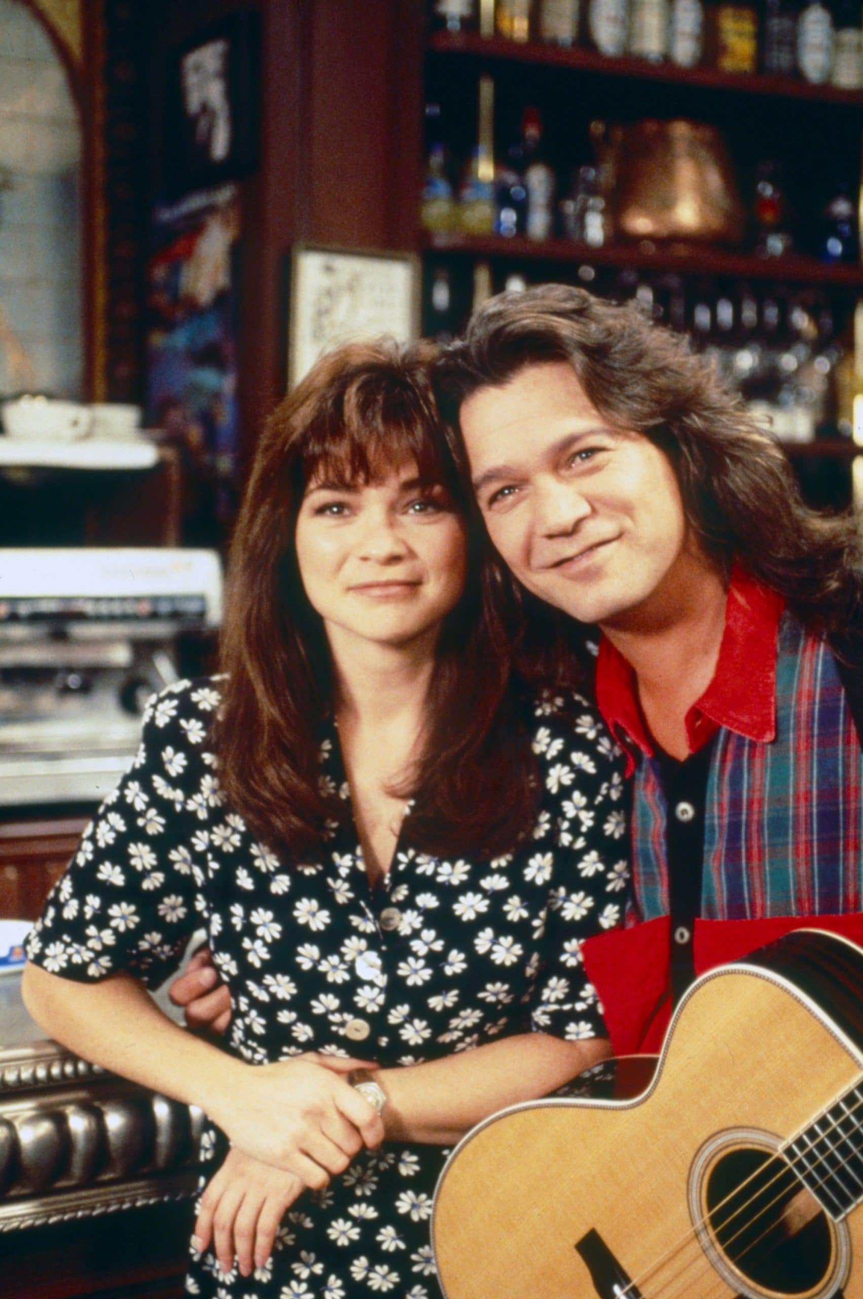 CAFE AMERICAIN, from left: Valerie Bertinelli, Eddie Van Halen, 'Home Alone', (Season 1, ep. 107, aired November 6, 1993), 1993-1994