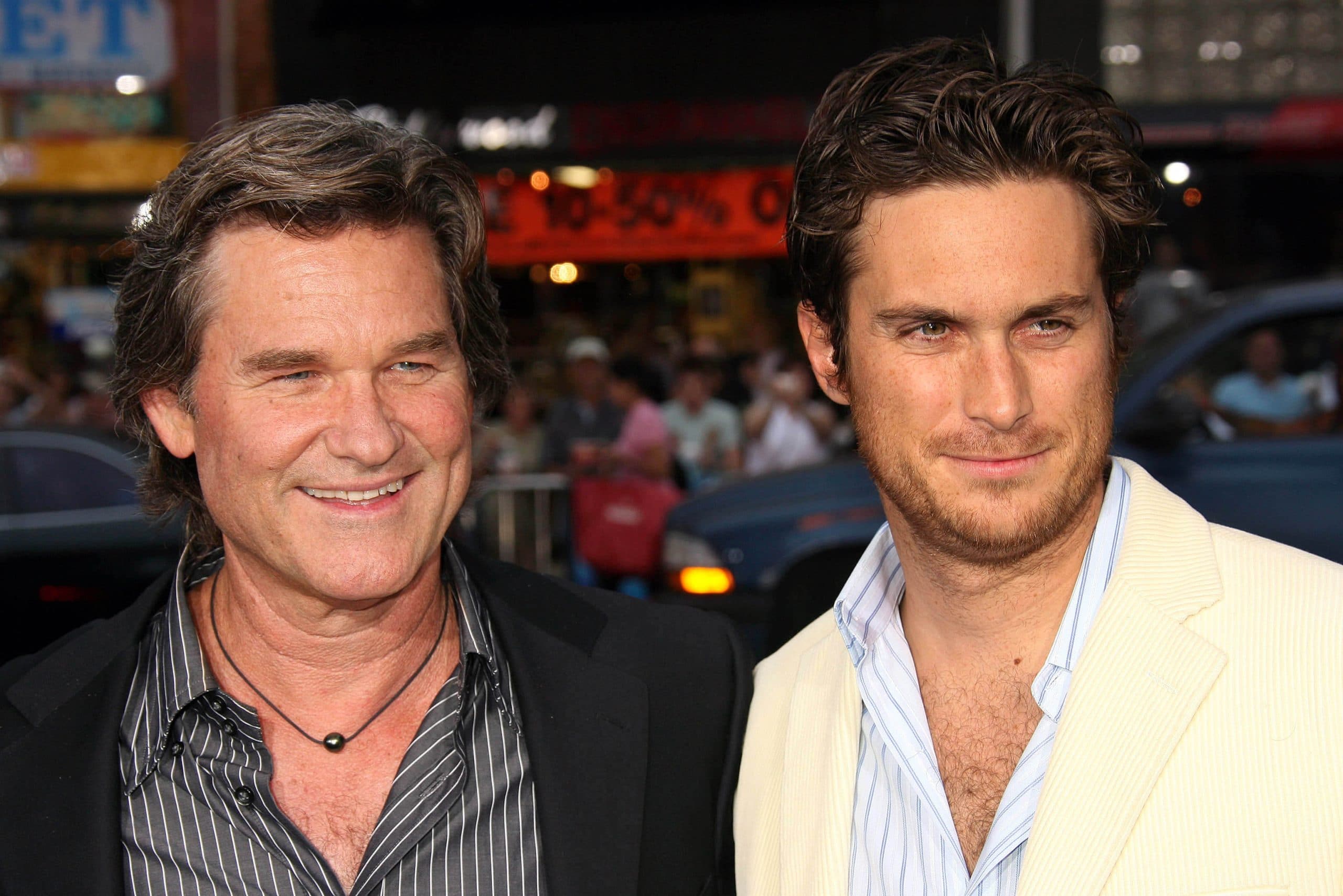 Kurt Russell and Oliver Hudson