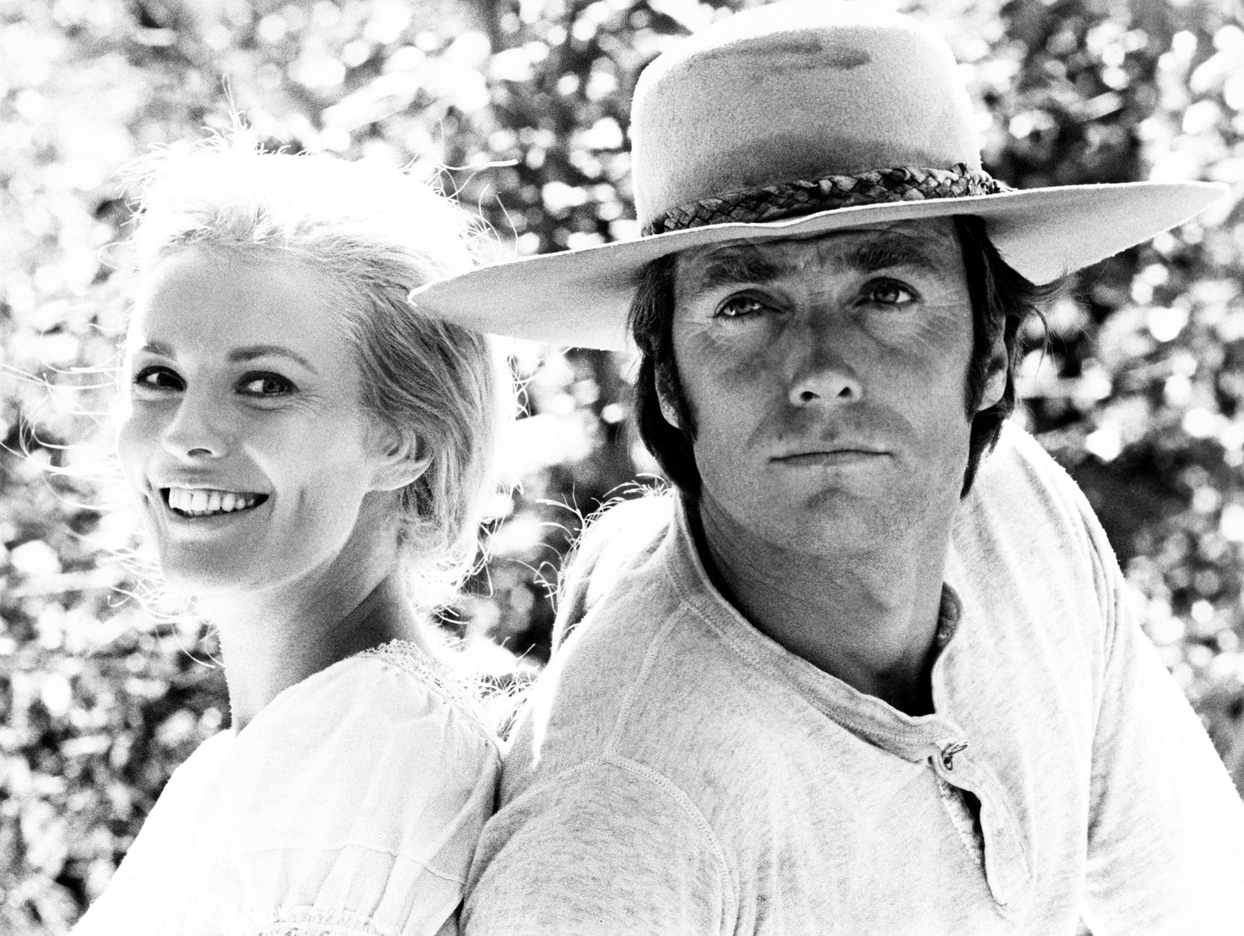 PAINT YOUR WAGON, from left, Jean Seberg, Clint Eastwood, 1969