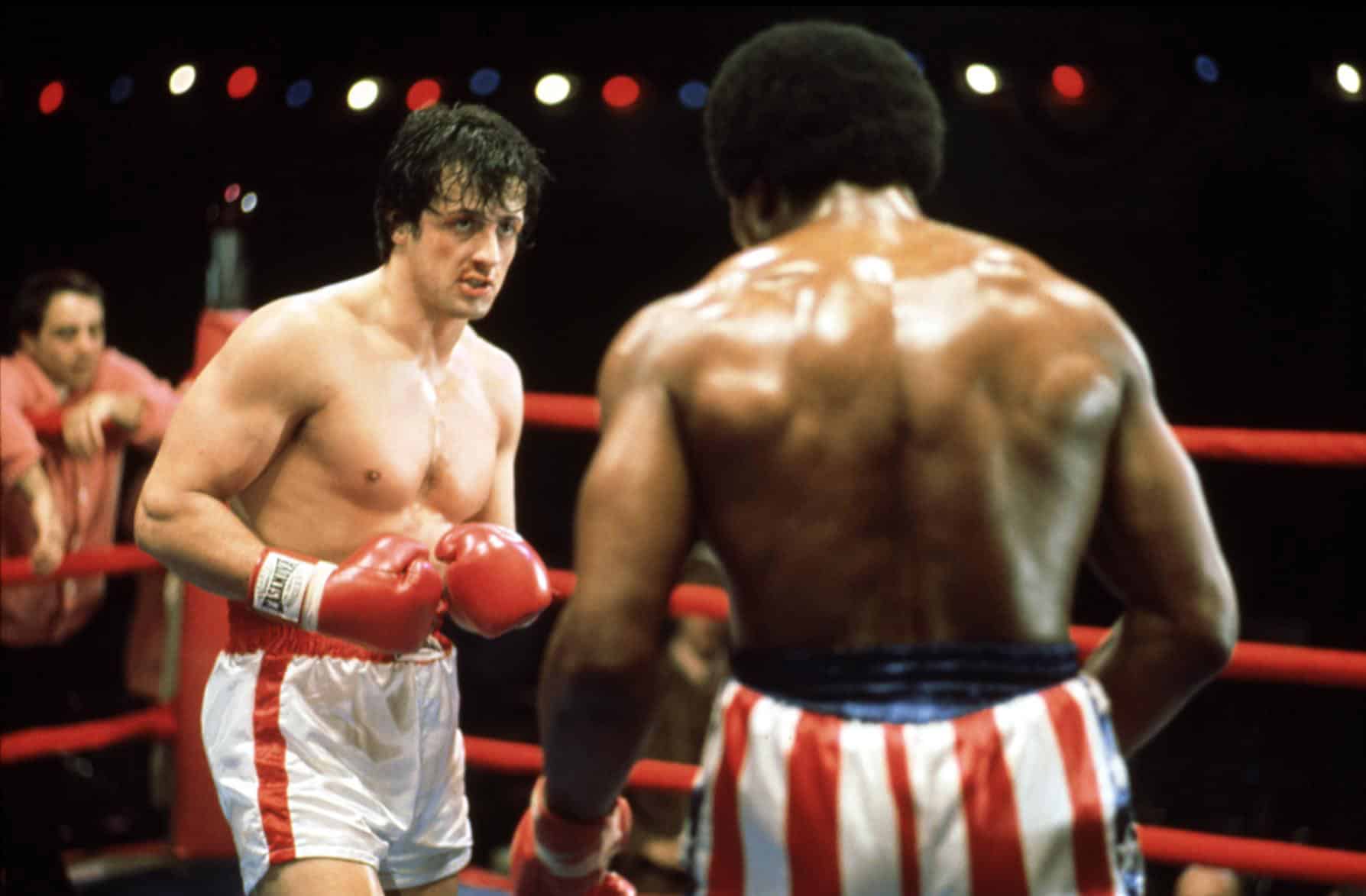 ROCKY, Sylvester Stallone, Carl Weathers, 1976