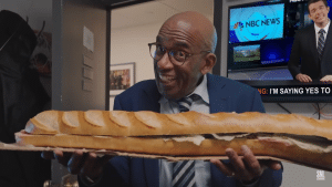 Al Roker made a significant surprise appearance to usher in the Golden Age of the Gelvini variant, with snacks