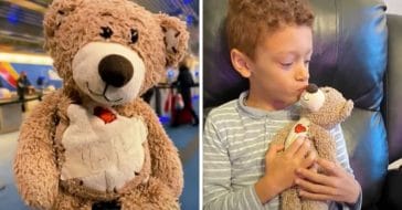 Boy Loses Teddy Bear In Airport, Mom Locates It Months Later Through Facebook