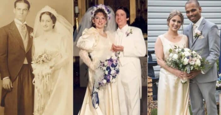 Bride Wears Handmade Wedding Dress Worn In Her Family Since 1939