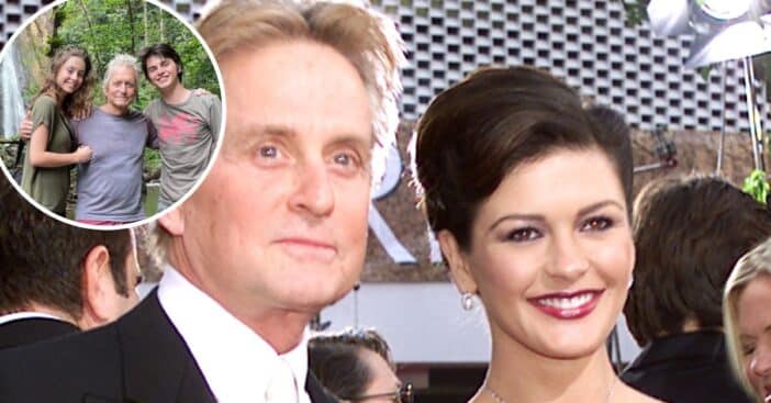 Catherine Zeta Jones and Michael Douglas went on vacation with their kids