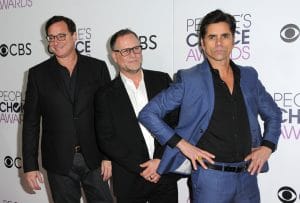 Full House peers Bob Saget, Dave Coulier, and John Stamos