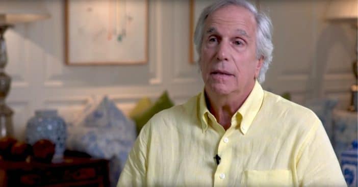 Henry Winkler shared his thoughts on a recent issue