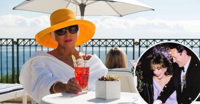 Joan Collins celebrates 20th wedding anniversary