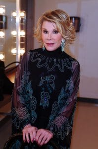 Joan Rivers could relate in part to what Judy Collins went through, having also lost a loved one to suicide