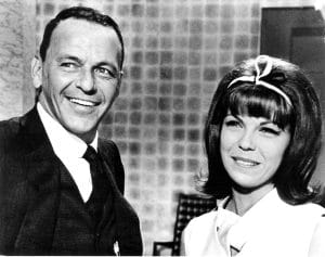 MARRIAGE ON THE ROCKS, from left, Frank Sinatra, Nancy Sinatra