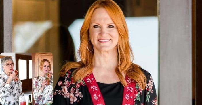 Ree Drummond Twins With Her Mom In Cocktail Sipping Photo