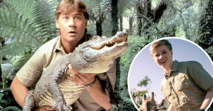 Robert Irwin was chased by a crocodile