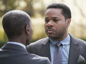 HOUSE OF LIES, l-r: Don Cheadle, Malcolm-Jamal Warner