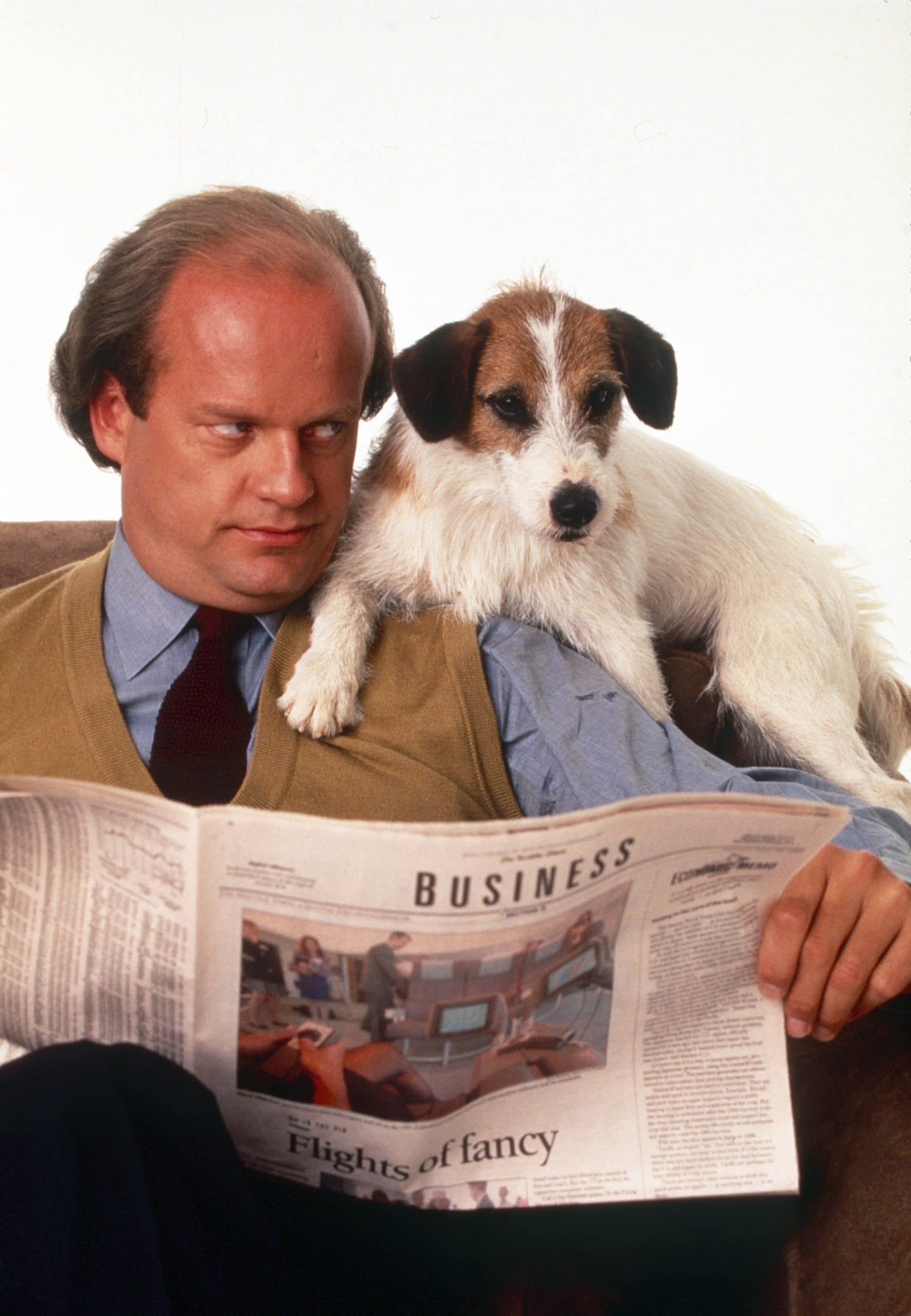 FRASIER, Kelsey Grammer, with Moose, (1993-2004)