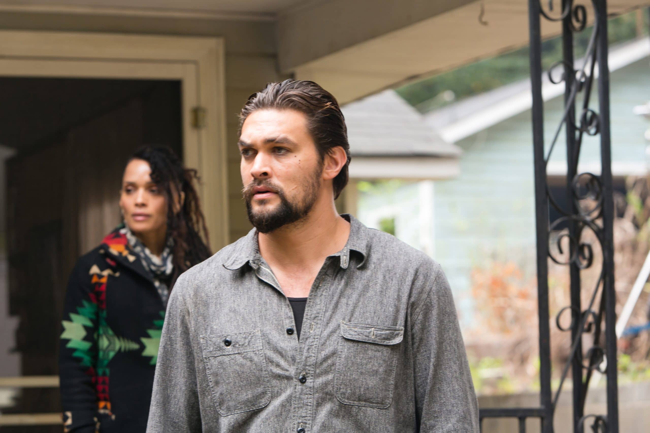 THE RED ROAD, (from left): Lisa Bonet, Jason Momoa