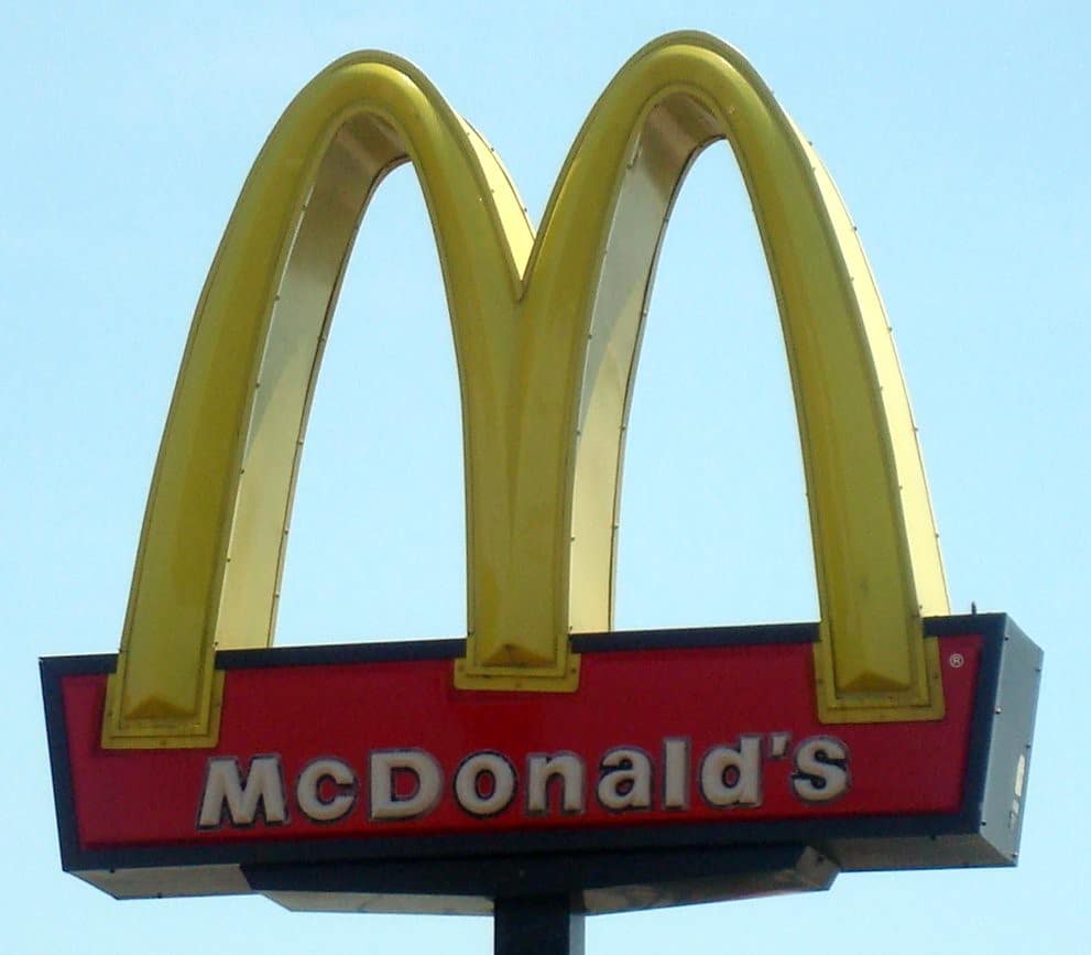 McDonald's golden arches