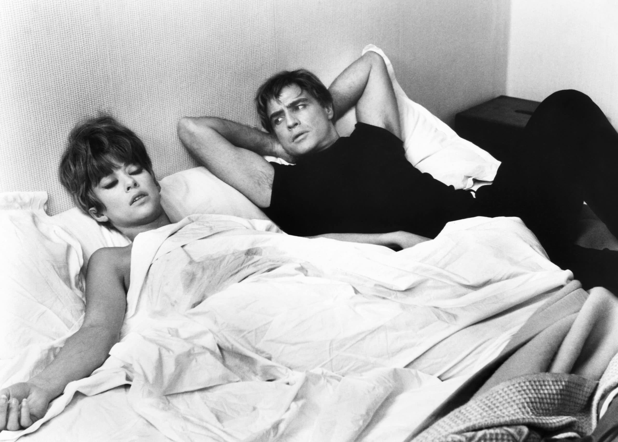 THE NIGHT OF THE FOLLOWING DAY, from left: Rita Moreno, Marlon Brando, 1968