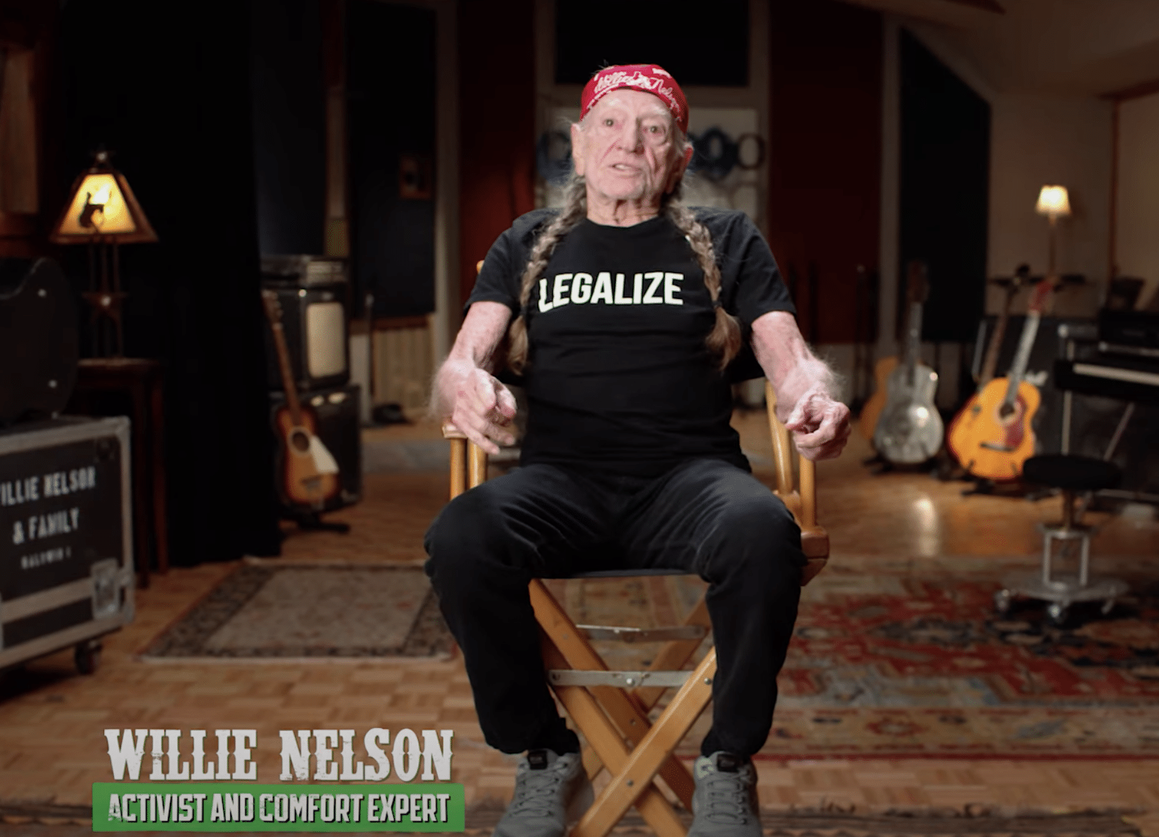 Willie Nelson advocates for the legalization of "Sketchers" in new Super Bowl ad