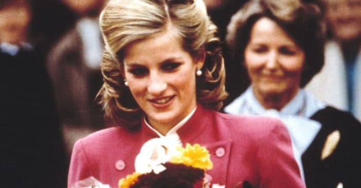 A previously unseen photo of Princess Diana is on display where she used to live