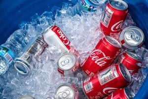 Canned soda eliminates ice in the drink as a flavor factor