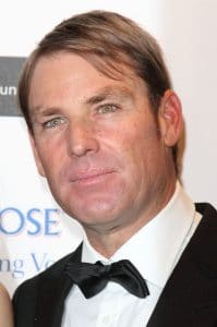 Cricket champion Shane Warne