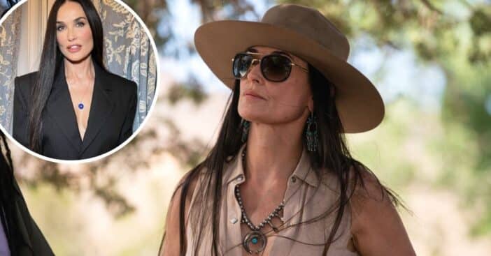 Demi Moore looks stunning in Paris