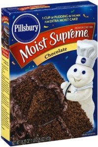 How well does the Pillsbury dough boy make chocolate cake?