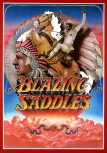 BLAZING SADDLES, l-r: Mel Brooks, Cleavon Little