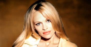 Pamela Anderson working on a documentary about her life