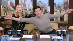 Ripa and Consuelos deviate from the arm span ratio in both directions