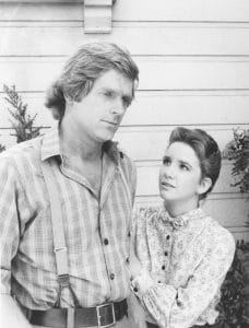 LITTLE HOUSE: BLESS ALL THE DEAR CHILDREN, (from left): Dean Butler, Melissa Gilbert