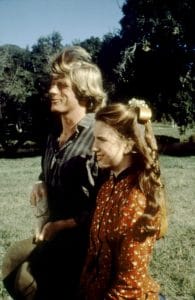 LITTLE HOUSE ON THE PRAIRIE, from left: Dean Butler, Melissa Gilbert