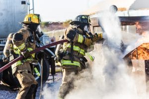 Three firefighters from the same firehouse became fathers at the same hospital within 24 hours