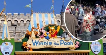 Winnie the Pooh ride seeing long lines