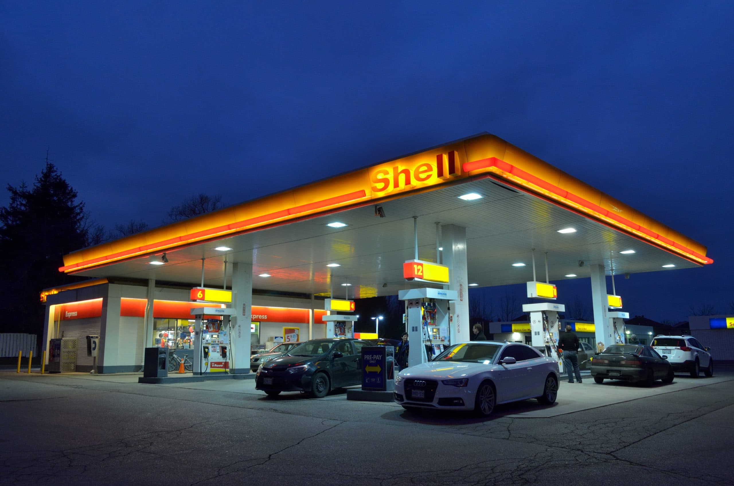 Shell gas station