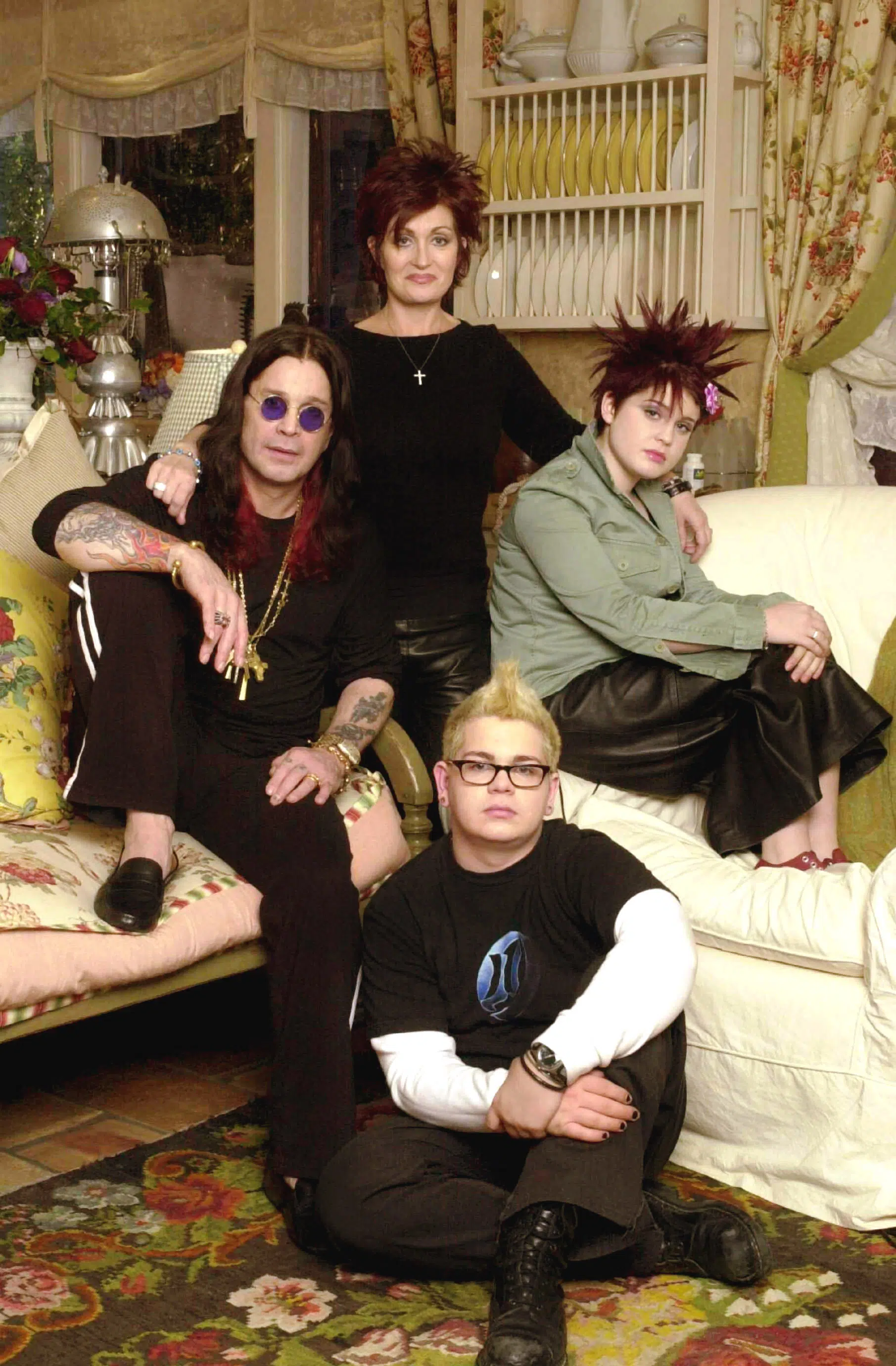 THE OSBOURNES, Ozzy Osbourne, Sharon Osbourne, Kelly Osbourne, Jack Osbourne