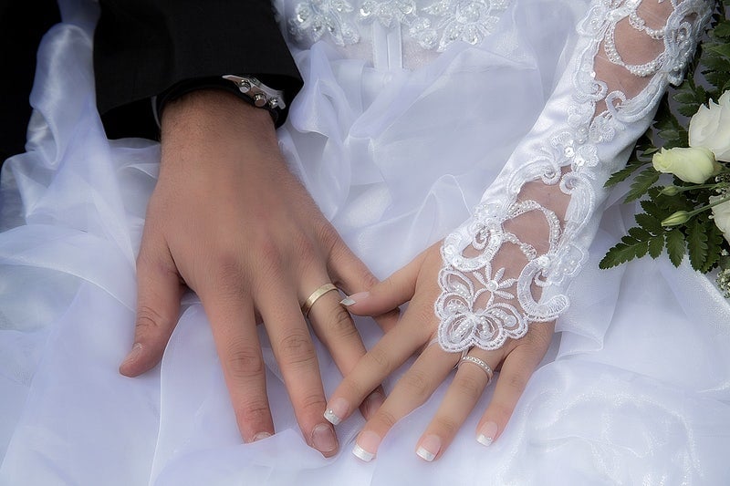 wedding hands