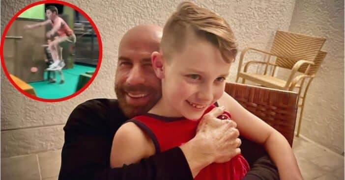 John Travolta S Son Ben Flies High In Stunning Gymnastics Video