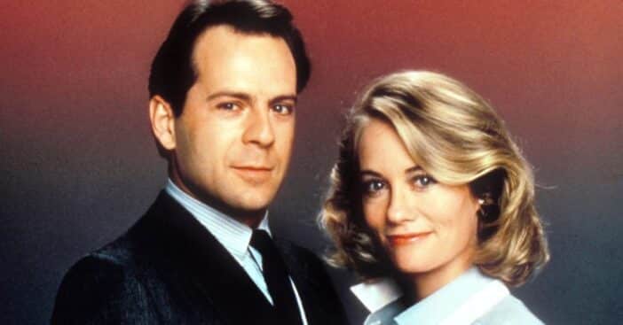 Bruce Willis and Cybill Shepherd in 'Moonlighting'