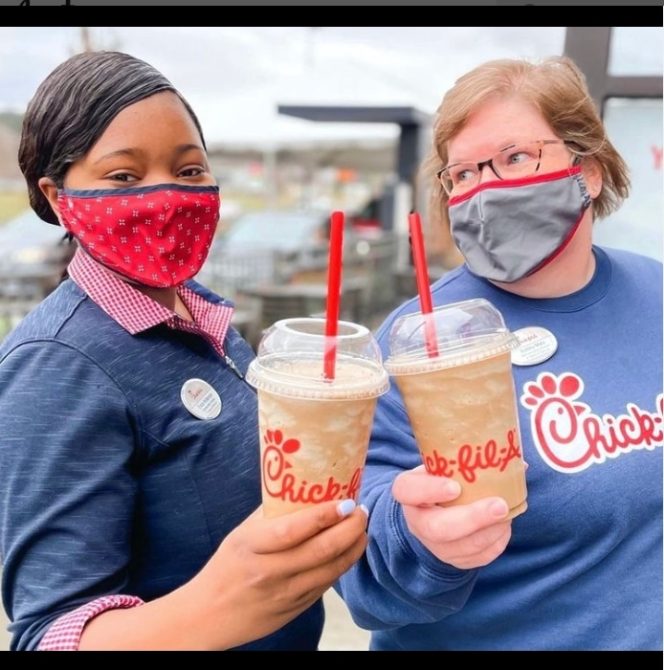Chick-Fil-A employees always say "my pleasure"