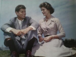 John F. Kennedy and Jackie Kennedy