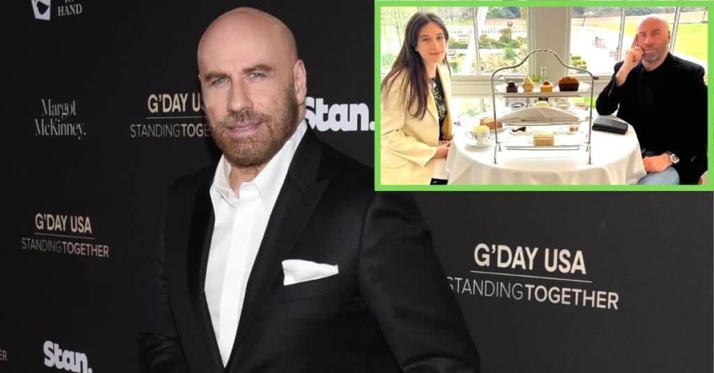 John Travolta Throws Tea Party For Daughter Ella's 22nd Birthday