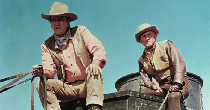 John Wayne and Kirk Douglas never saw eye to eye