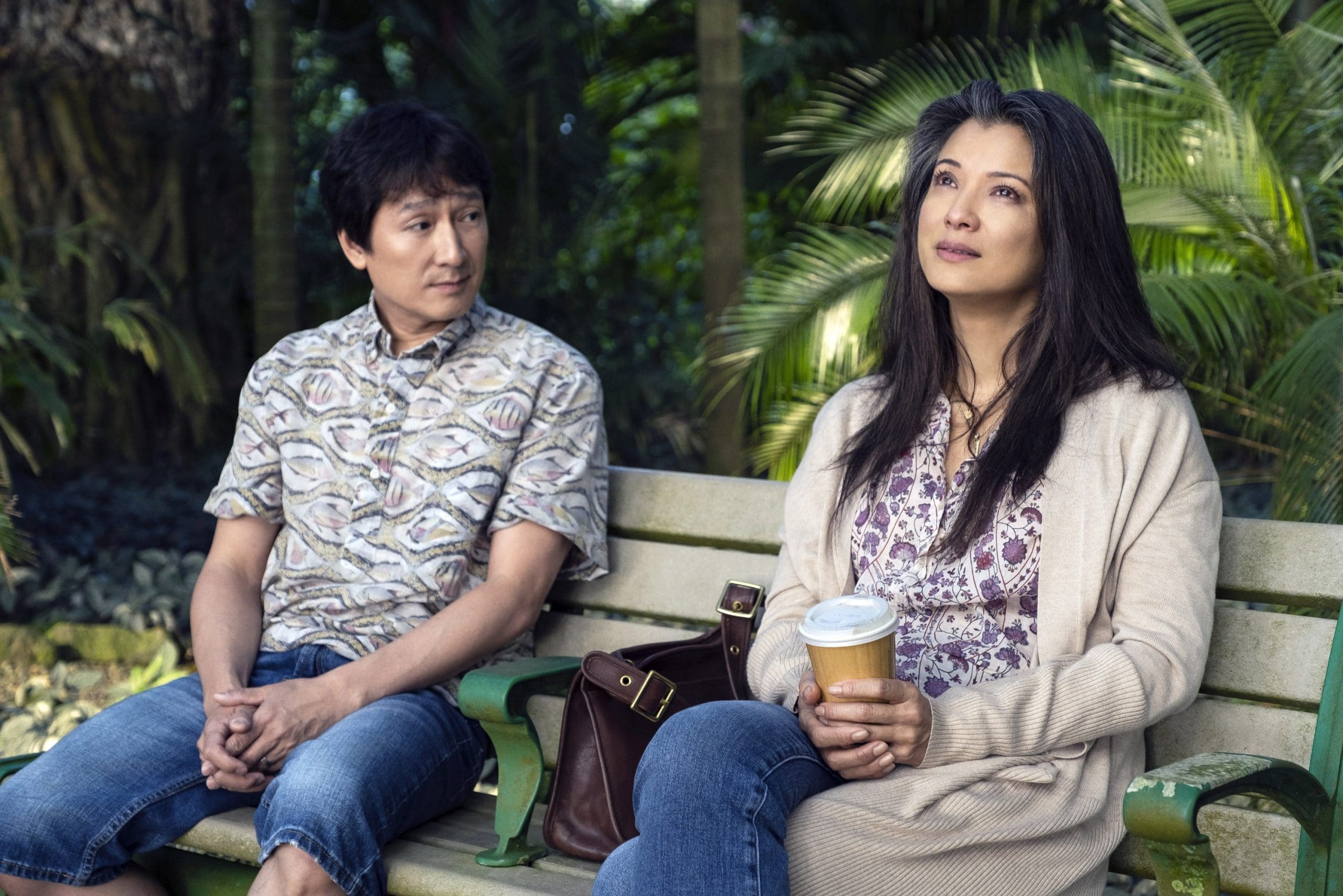 FINDING OHANA, (aka FINDING OHANA), from left: Ke Huy Quan, Kelly Hu, 2021