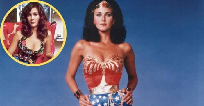 Lynda Carter shared a flowery throwback photo