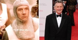 Michael Palin in Monty Python and the Holy Grail and after