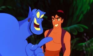 Robin Williams improvised a lot of his lines in Aladdin thanks to the freedom of animation
